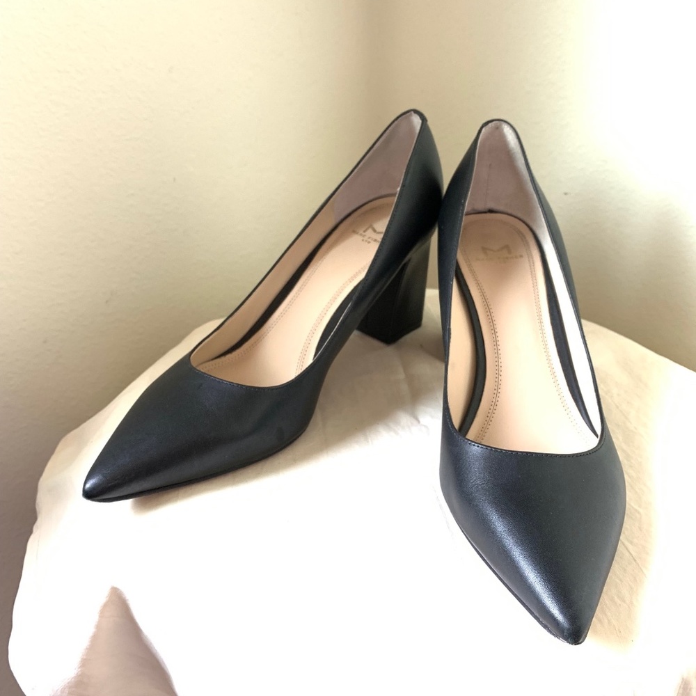 Marc Fisher LTD Black Pumps Block Heel 9.5